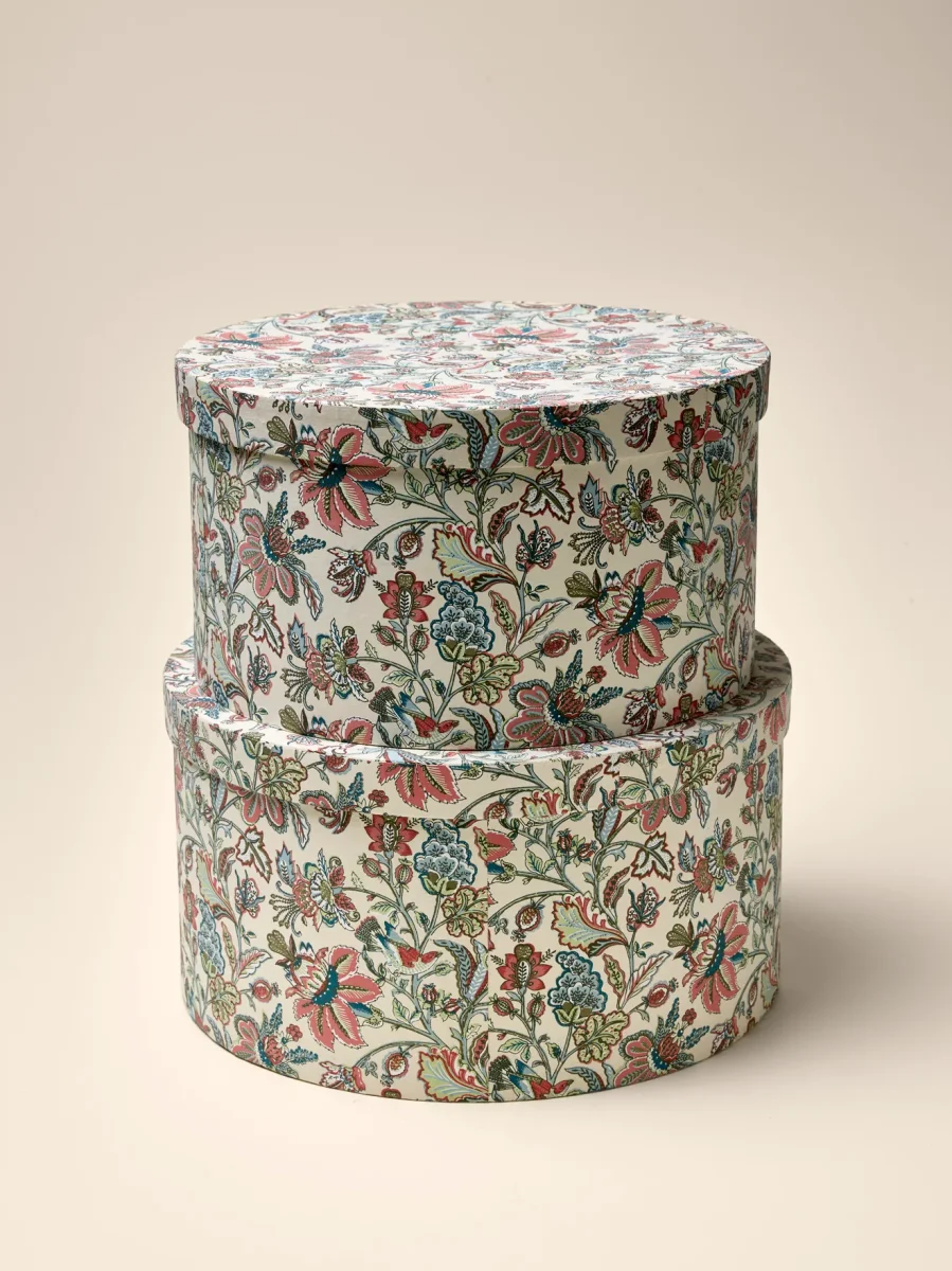 Boîte ronde en papier "Augustine" - lot de 2 – Image 2