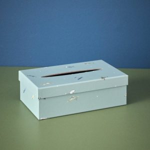 Boîte à mouchoirs en papier imprimé