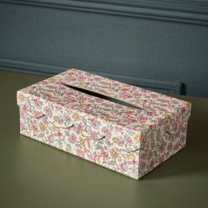 Boîte à mouchoirs en papier imprimé