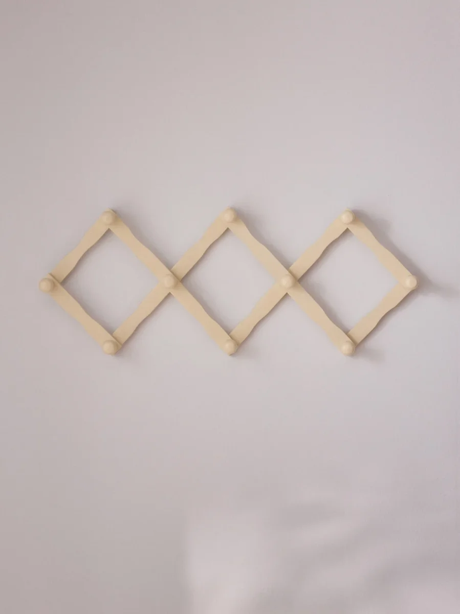 Portemanteau accordéon en bois