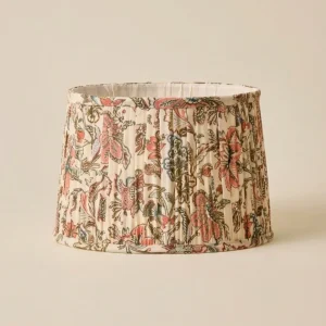 Abat-jour plissé Bertille - Petit modèle imprimé