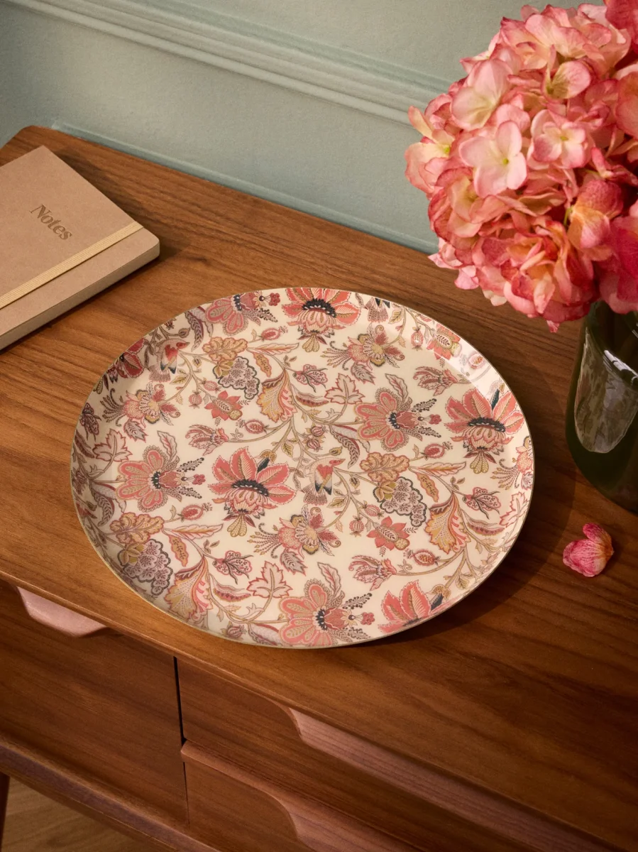 Plateau émaillé rond "Perse" – Image 8