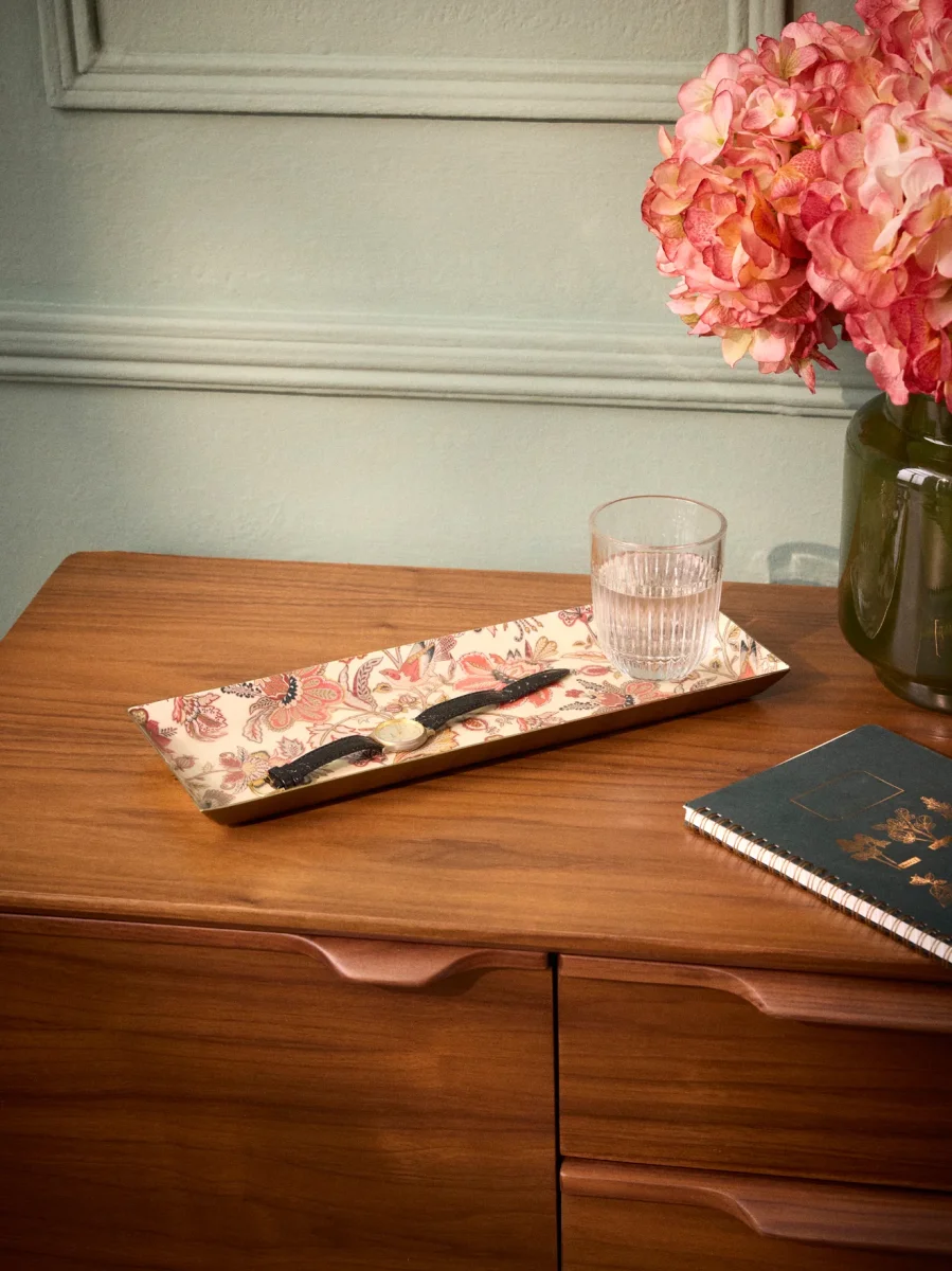 Plateau émaillé rectangulaire "Perse" – Image 7