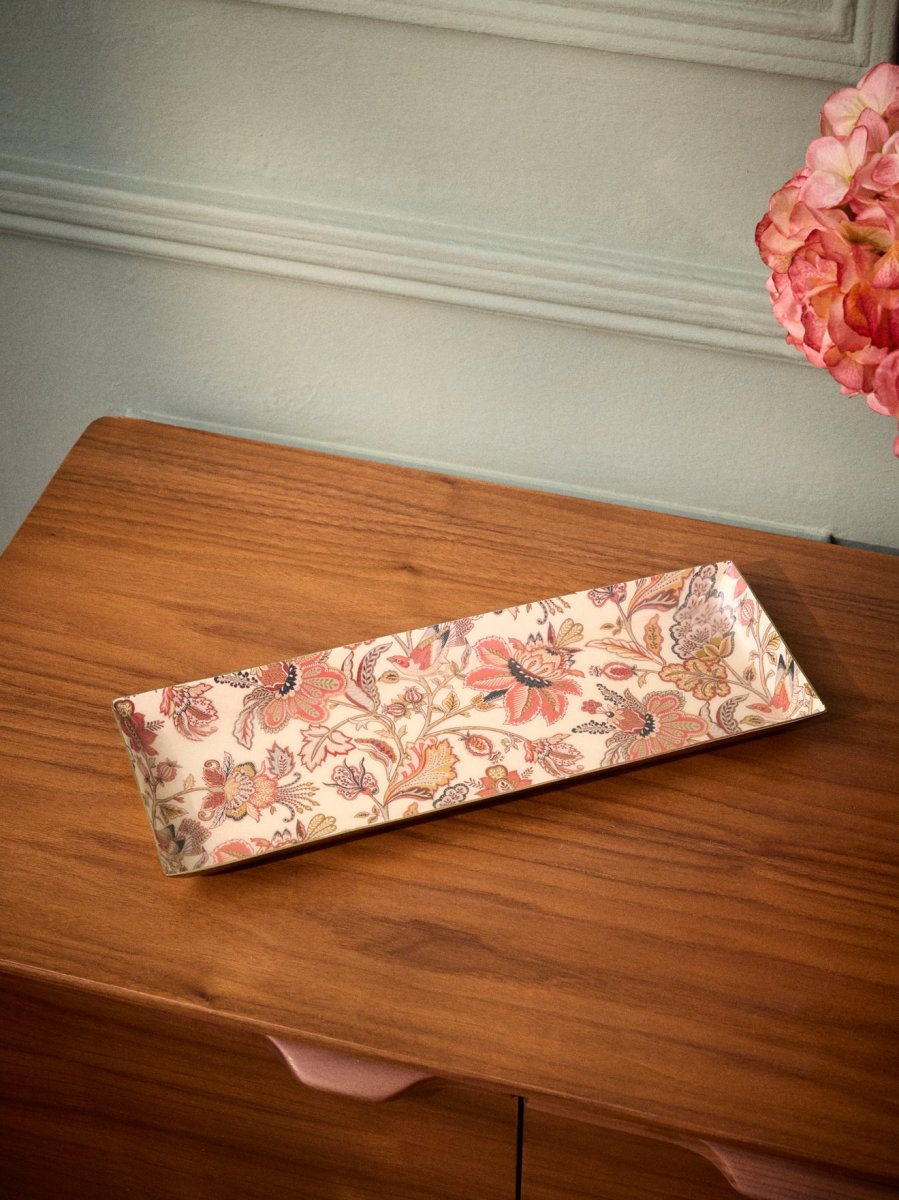 Plateau émaillé rectangulaire "Perse" – Image 4