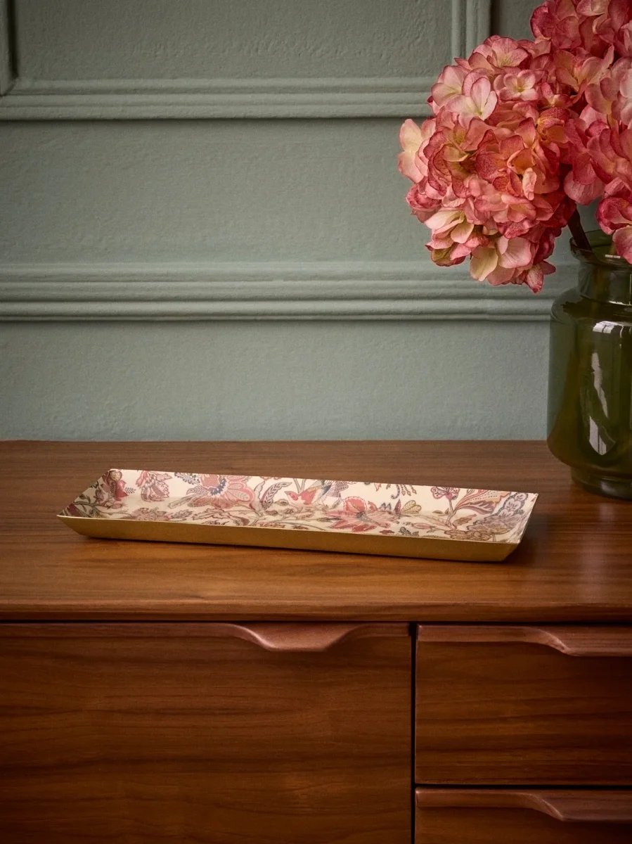 Plateau émaillé rectangulaire "Perse" – Image 2