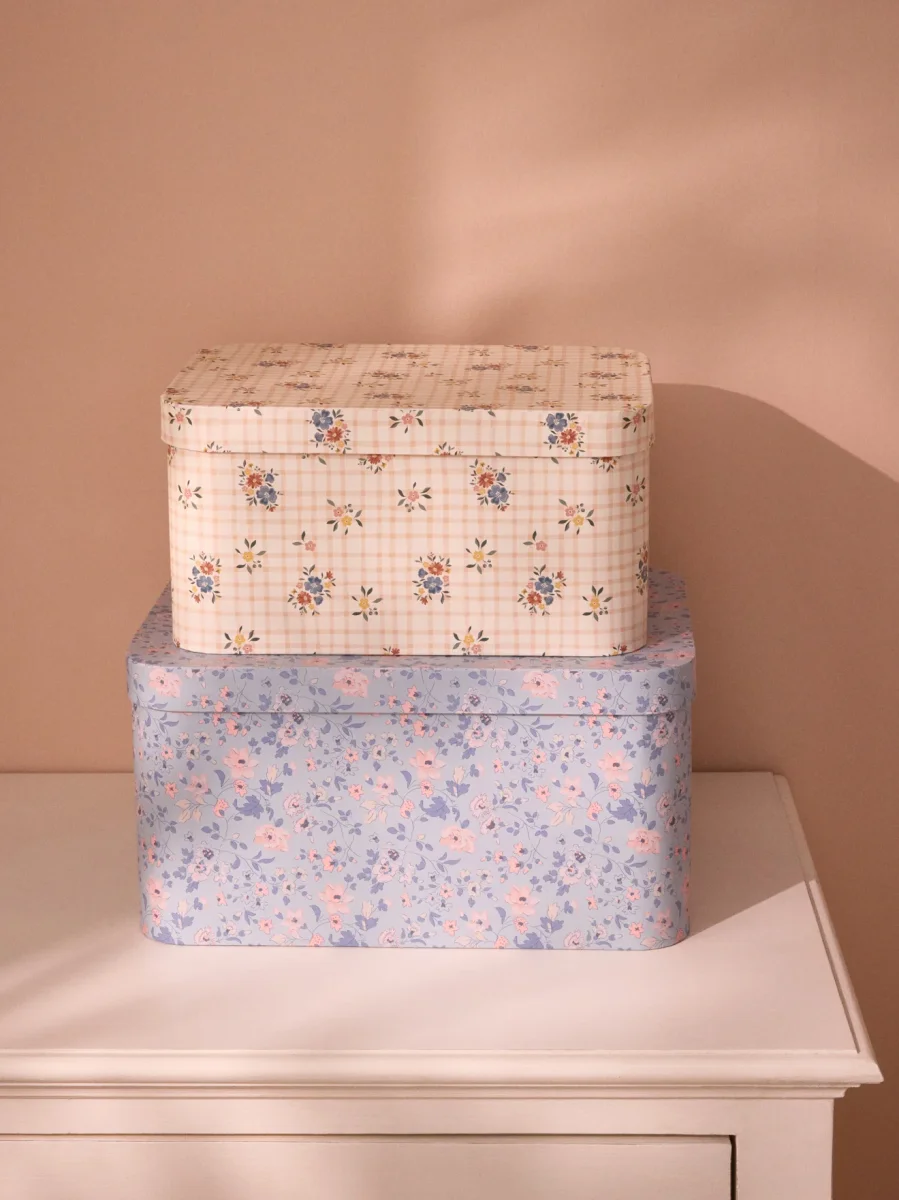 Boîte gigogne "Rosemary" par lot de 2