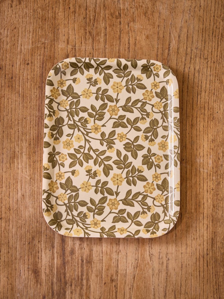 Plateau floral en bois – Image 3