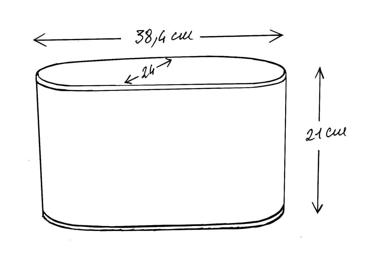 Abat-jour ovale imprimé fleurie - Grand modèle Victoire – Image 9
