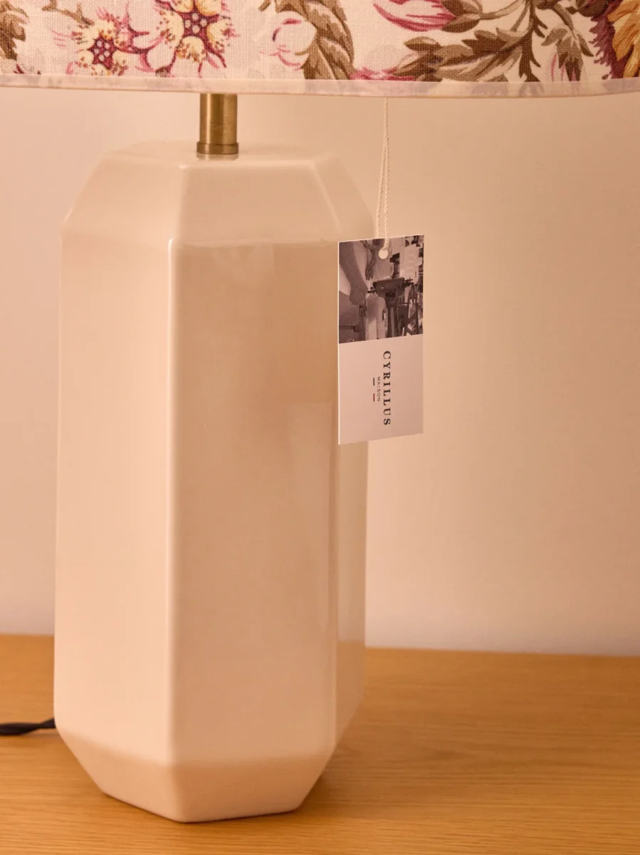 Abat-jour ovale imprimé fleurie - Grand modèle Victoire – Image 6