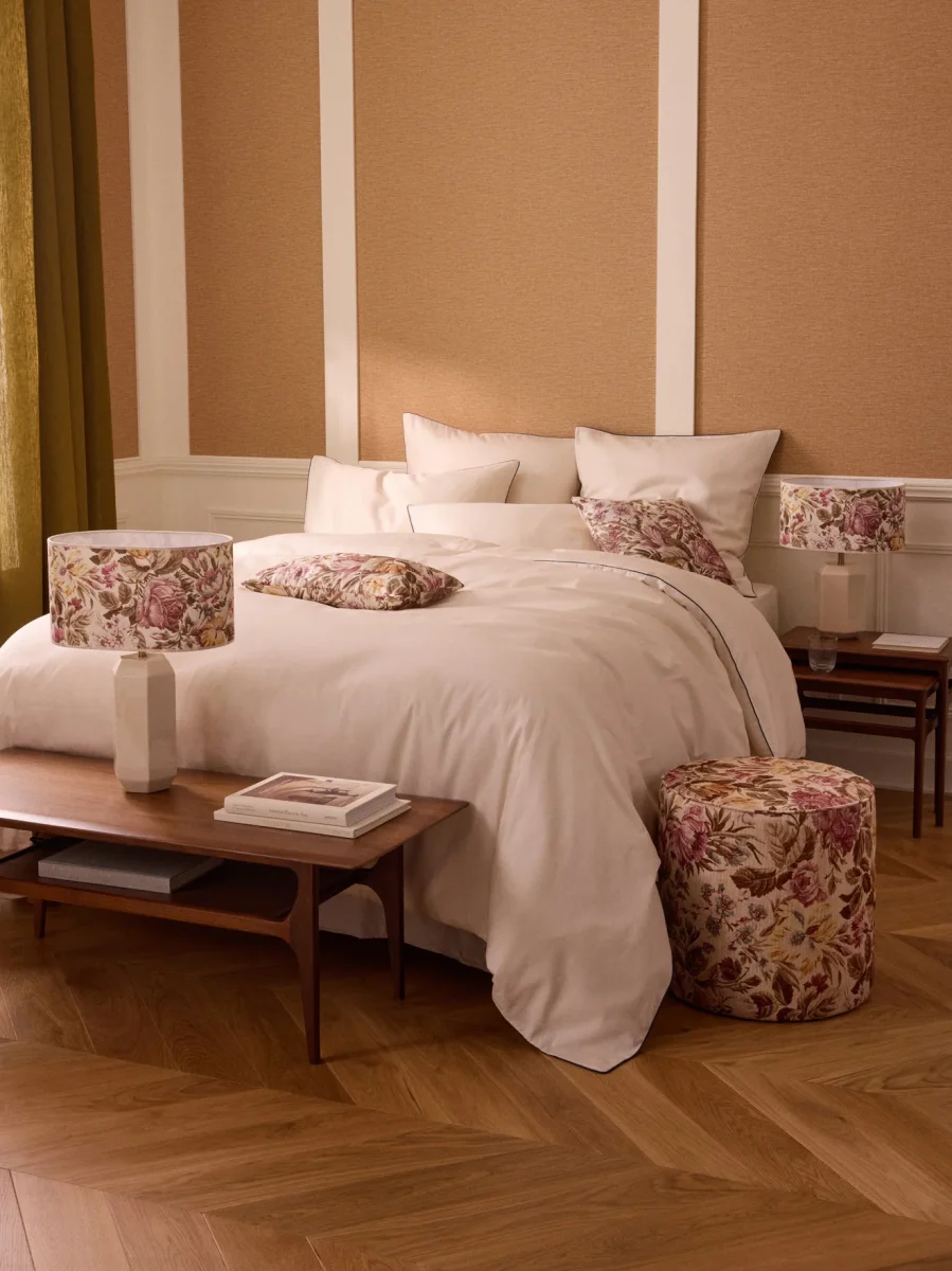 Abat-jour ovale imprimé fleurie - Petit modèle Victoire – Image 8