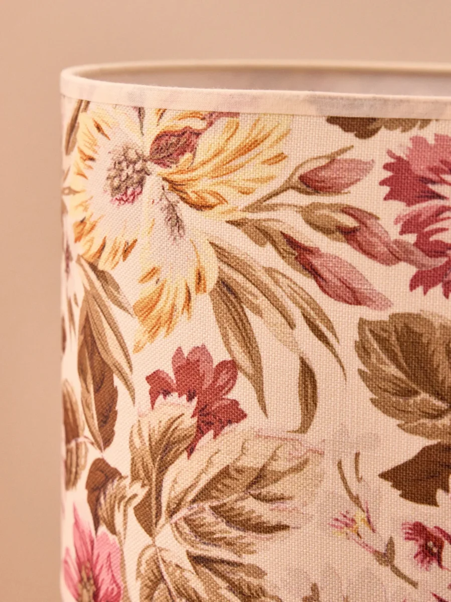 Abat-jour ovale imprimé fleurie - Petit modèle Victoire – Image 7