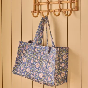 Sac cabas matelassé imprimé Bella