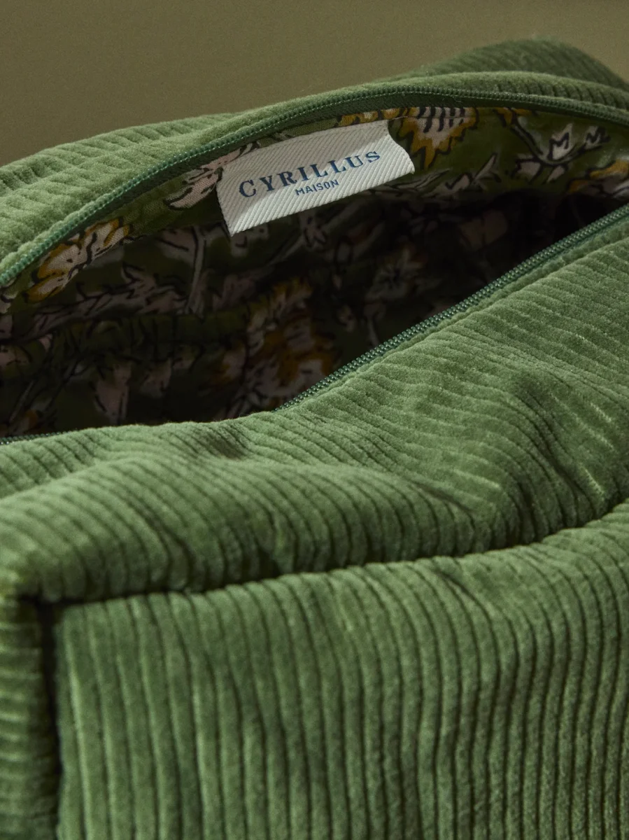 Trousse de toilette en velours côtelé – Image 6