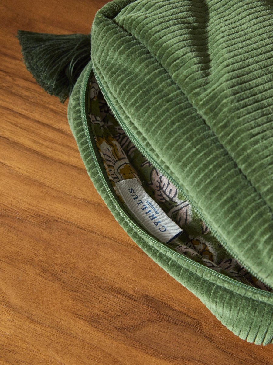 Trousse de toilette en velours côtelé – Image 7