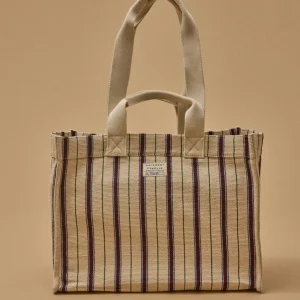 Maxi cabas rayé - Collaboration Moismont x Cyrillus