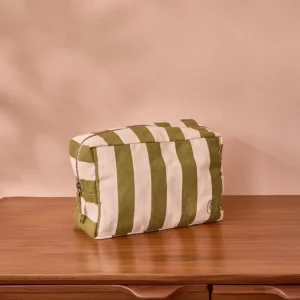 Trousse en toile rayée