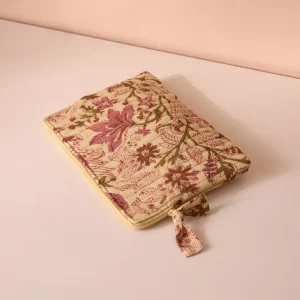 Petite trousse imprimé fleuri indien