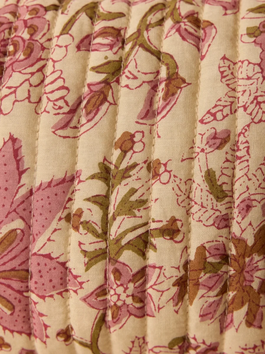 Trousse de toilette imprimé fleuri indien – Image 2