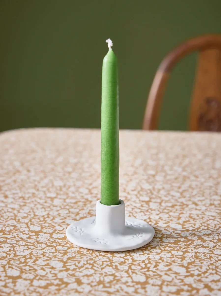 Bougeoir feuillage en céramique – Image 3