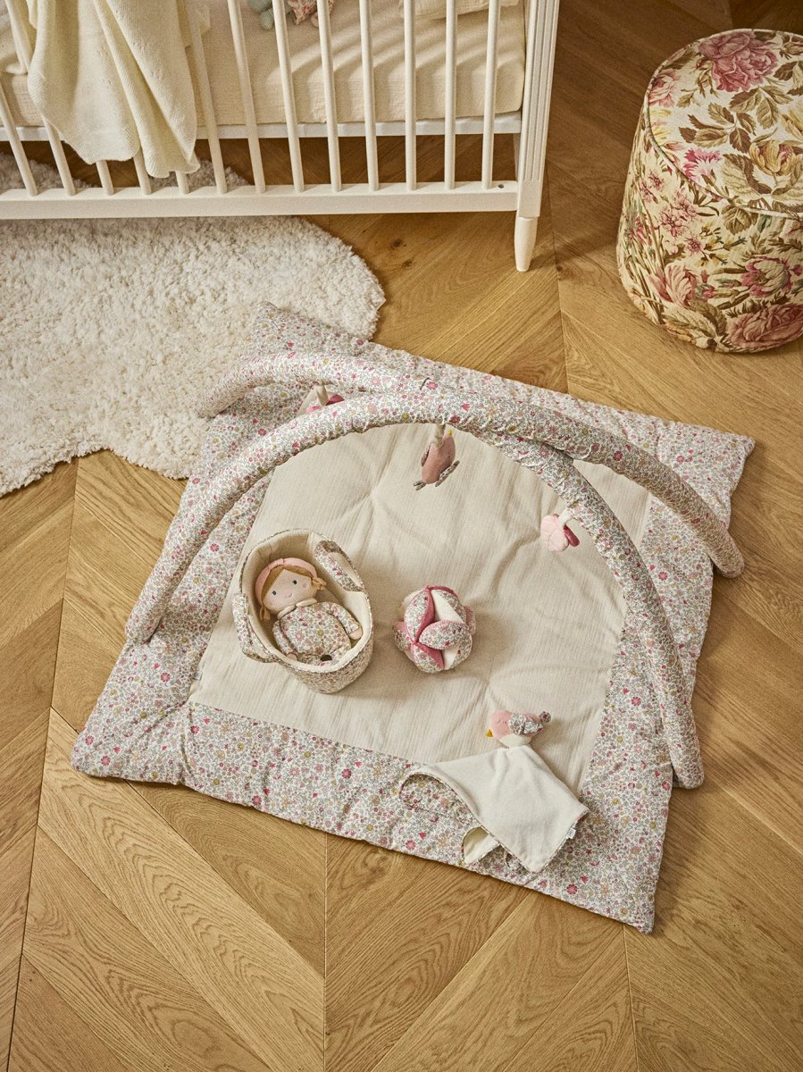 Tapis d'éveil tissu Liberty et gaze de coton – Image 6