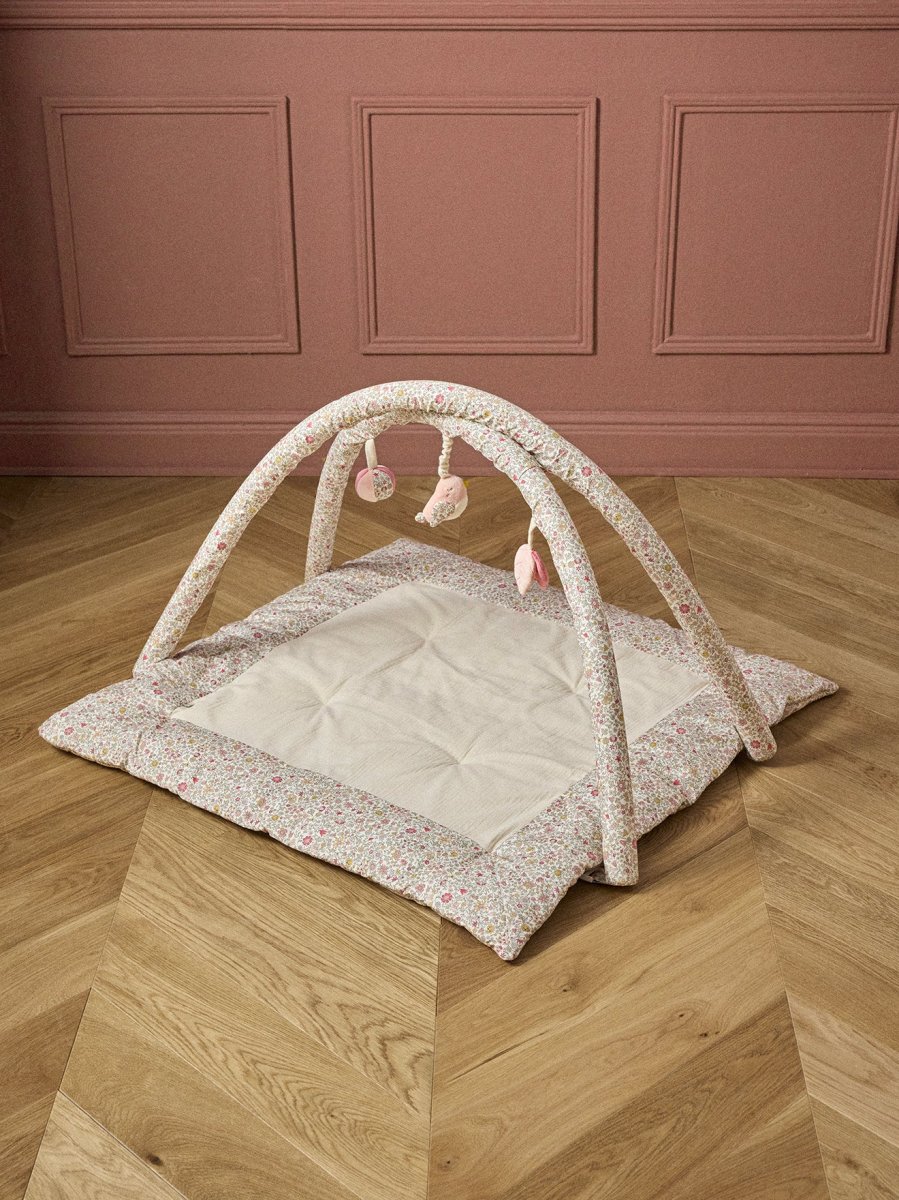 Tapis d'éveil tissu Liberty et gaze de coton – Image 2