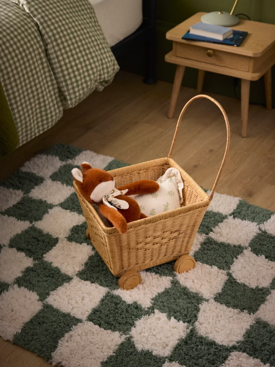 Chariot enfant en rotin – Image 6