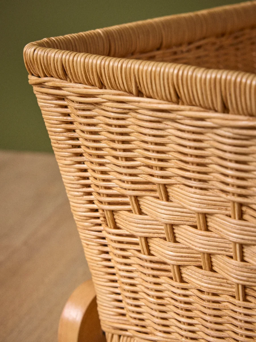 Chariot enfant en rotin – Image 4