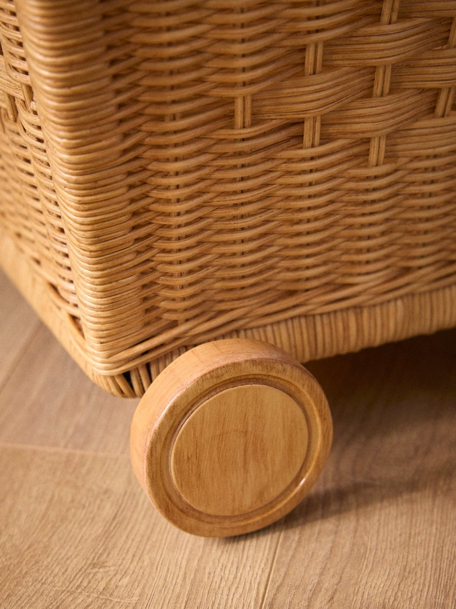 Chariot enfant en rotin – Image 3