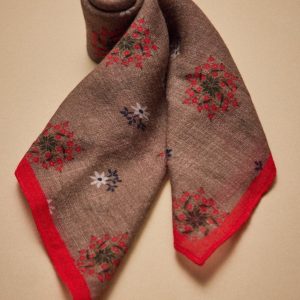 Bandana imprimé en laine femme