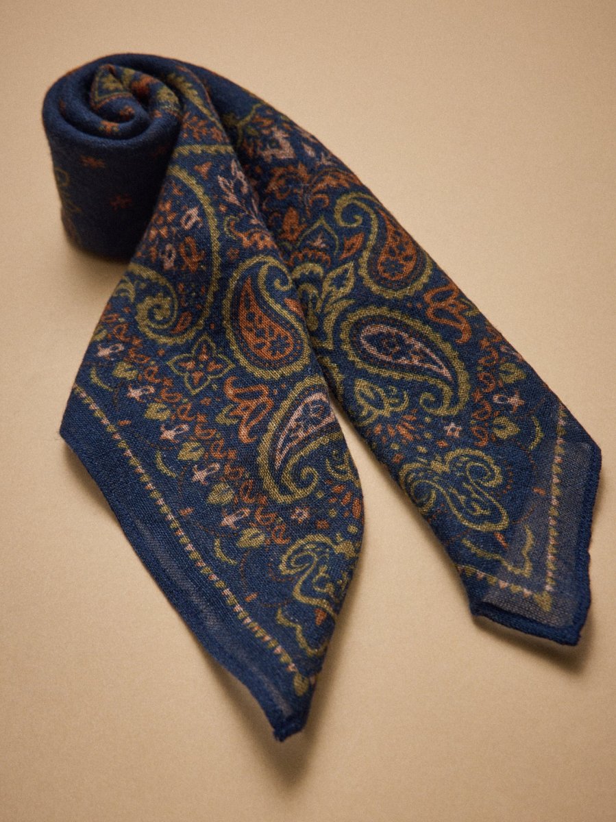 Bandana imprimé en laine femme – Image 2