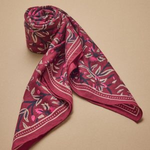 Foulard femme imprimé floral