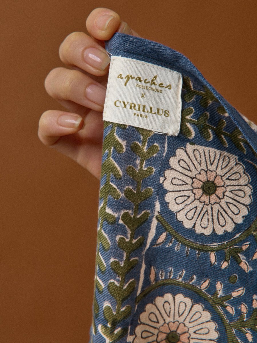 Grand foulard LATIKA – Cyrillus X Apaches Collections – Image 4