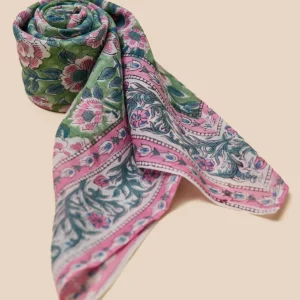 Foulard imprimé indien femme