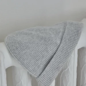 Bonnet maille côtelée adulte - collection cachemire