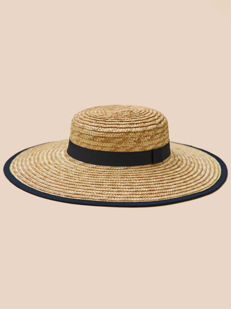 Chapeau de paille capeline femme – Image 2