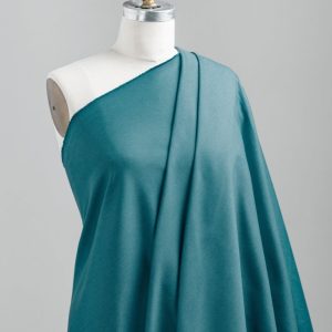 10oz Organic Cotton Stretch Bull Denim - Teal - Swatch