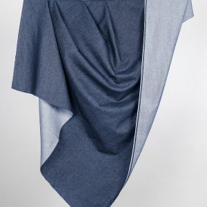 12oz Non Stretch Eco Denim - Mid Blue - Swatch