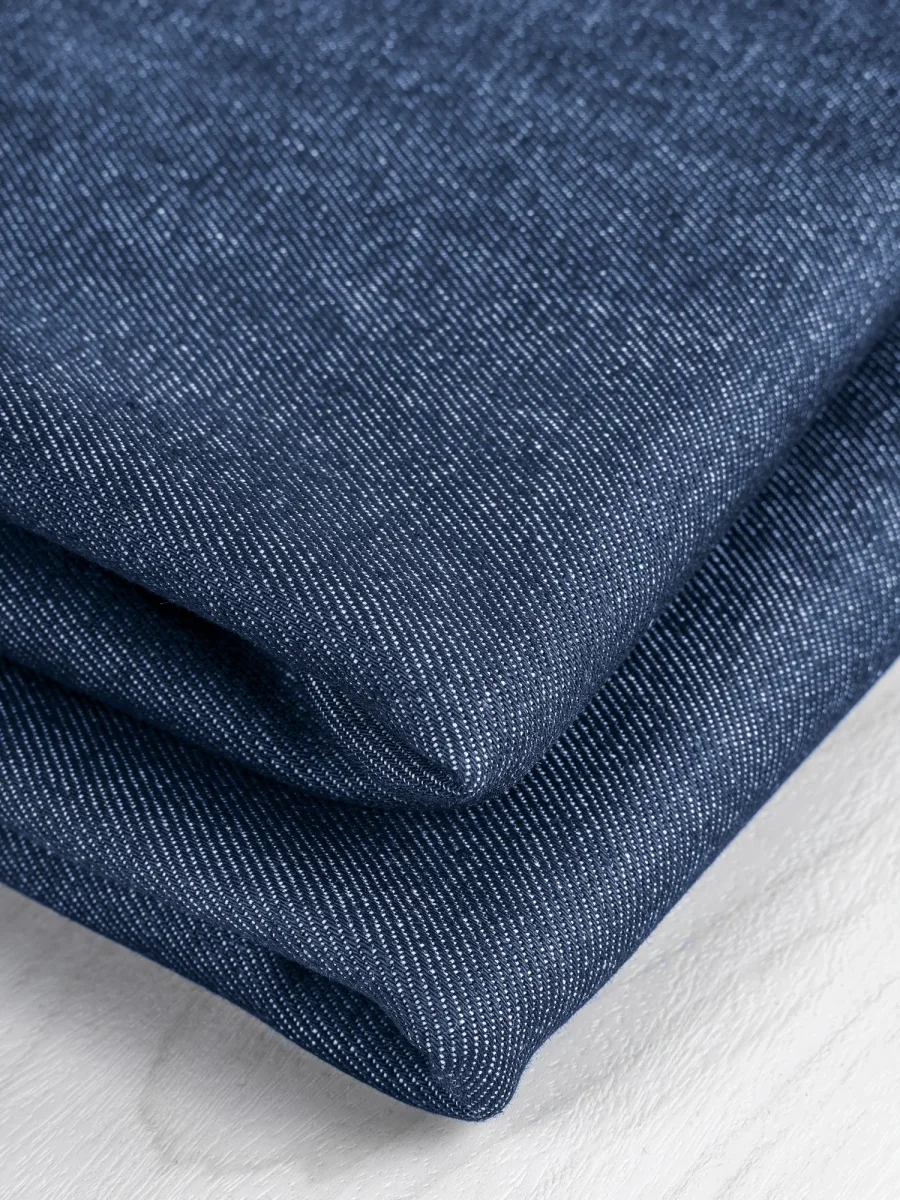 12oz Non Stretch Eco Denim - Mid Blue – Image 5