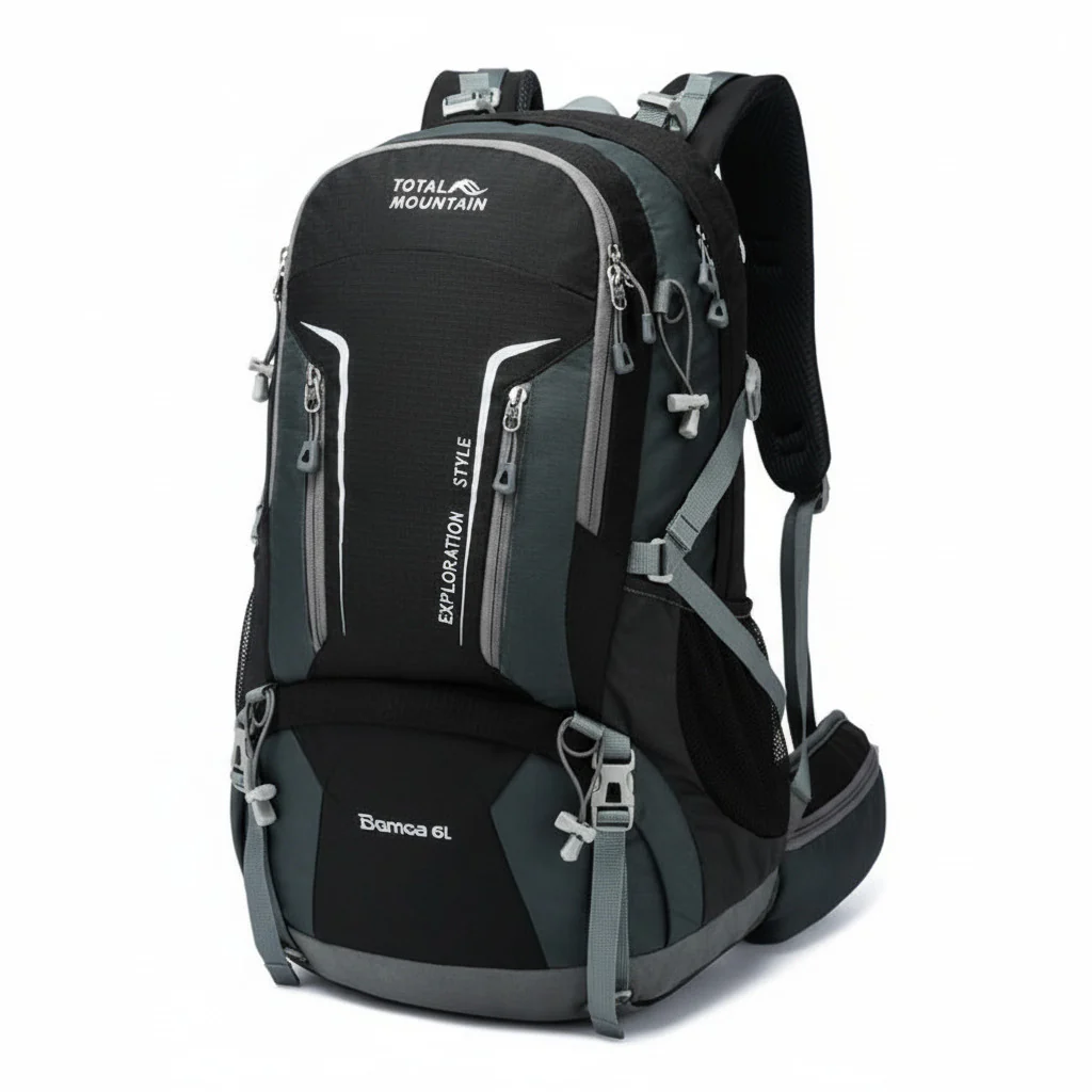 Sac à dos randonnée 45L imperméable avec housse pluie – Image 7