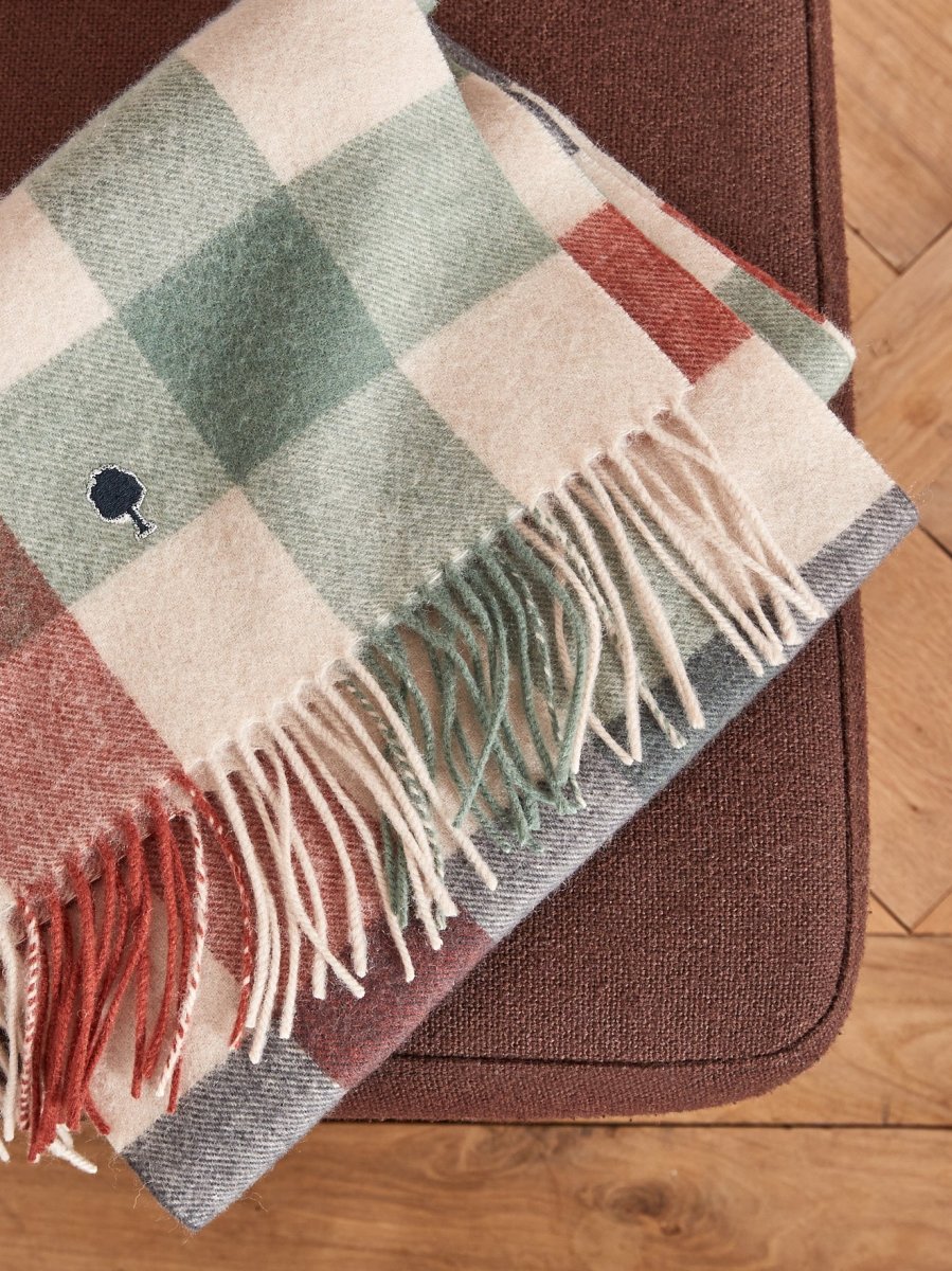 Écharpe carreaux en laine adulte - Collection Faguo – Image 3