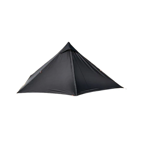 Tente 1 place 20D silicone noire trois saisons légère – Image 3