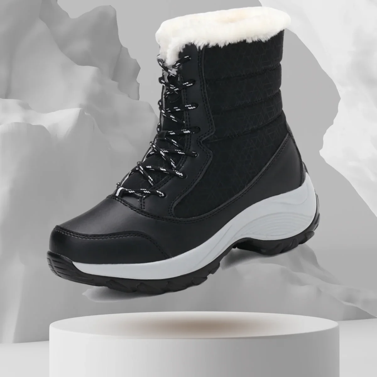 Après-ski - Bottines de Neige Femme - Boots antidérapantes - Bottes Chic – Image 3