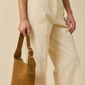 Sac besace femme cuir velours - Collection Maroquinerie Cyrillus