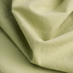 Tumbled Non Stretch Cotton - Green Tea