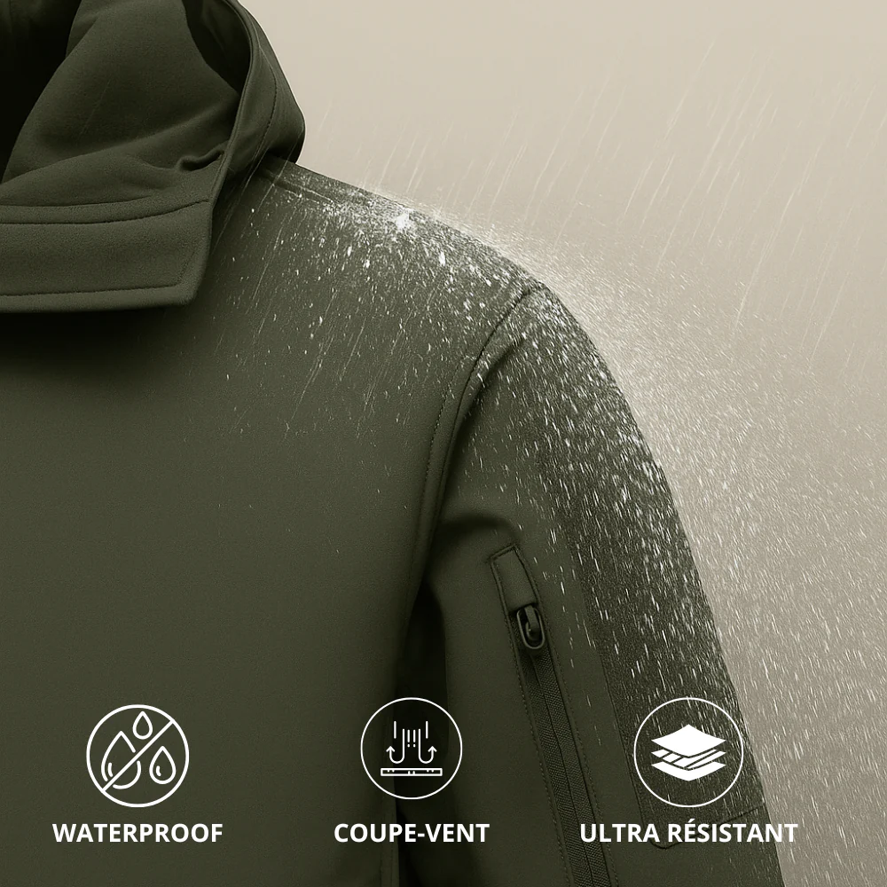 Veste Randonnée Imperméable Ultra Résistante de Montagne – Image 4
