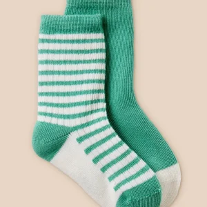 Lot de 2 paires de chaussettes à côtes Bébé