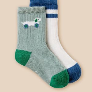 Lot de 2 paires de chaussettes Bébé