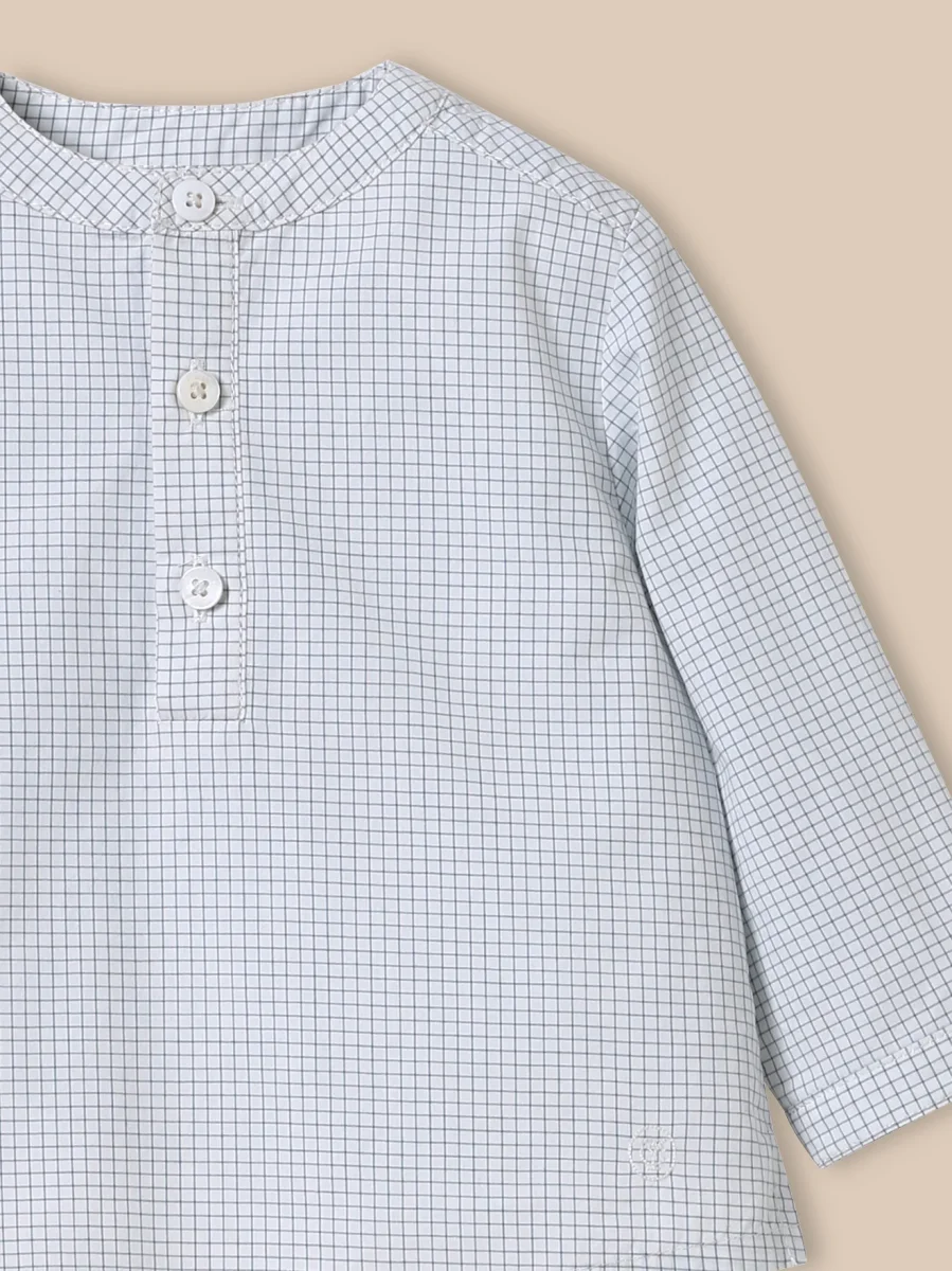 Guimpe à carreaux Bébé – Image 4