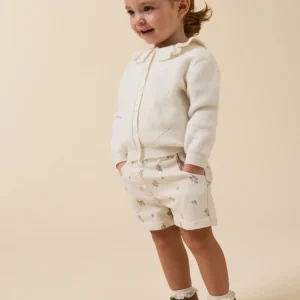 Cardigan coton biologique et laine Bébé