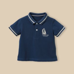 Polo en maille piquée bébé - Coton biologique